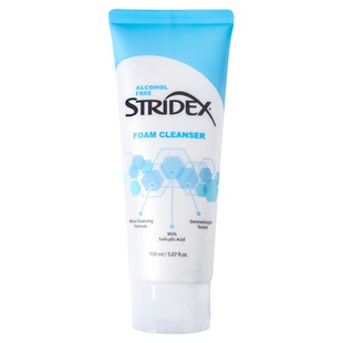 美国stridex施颜适水杨酸洗面奶氨基酸温和洁面清洁控油棉片女