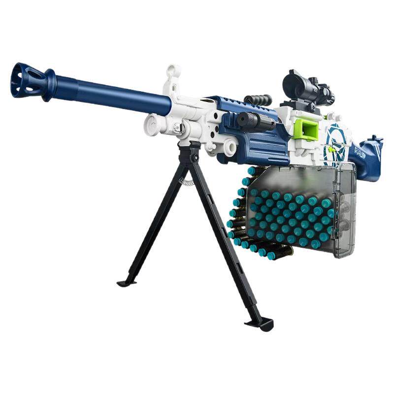 【手自三模式M249大菠萝弹链电动玩具枪