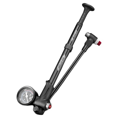 Enlee自行车便携高压前叉打气筒山地避震后胆充泄充气美嘴打气筒