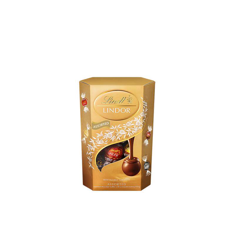 Lindt瑞士莲软心意大利进口含4种口味巧克力200g*1盒