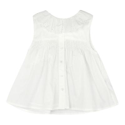 uotuto夏季镂空翻领花边打揽小衫