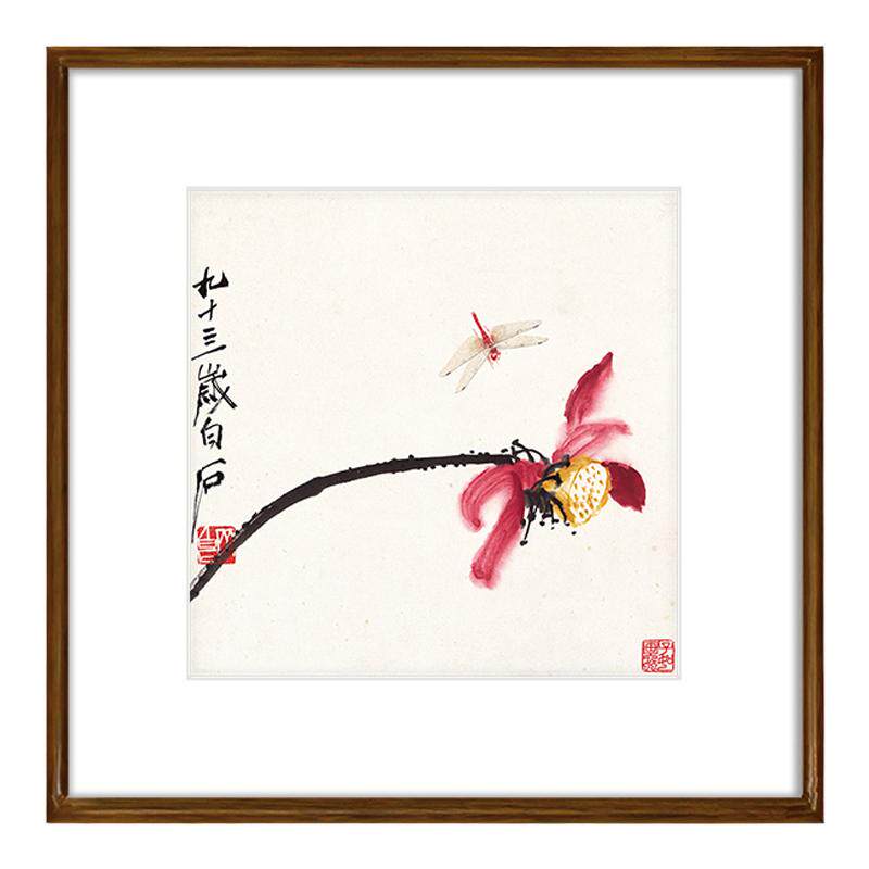 齐白石花卉花鸟画客厅餐厅装饰