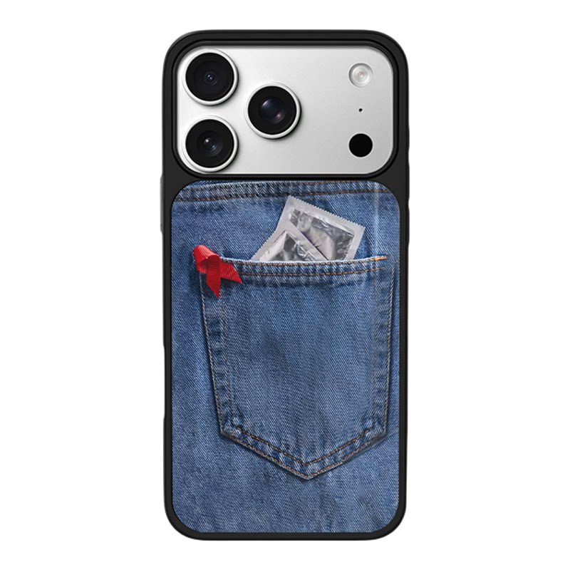 牛仔裤创意适用于苹果17promax新款手机壳iPhone air/16pro/15plus14玻璃13pro小众手机套12男女冰感肤感11