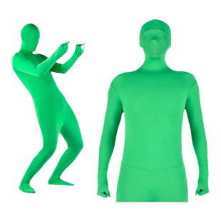 视频后期特效制作隐身衣绿衣服绿衣人影视剧组电影拍摄抠图衣抠像衣绿幕背景布抠像布抠绿表演服饰道具隐形衣