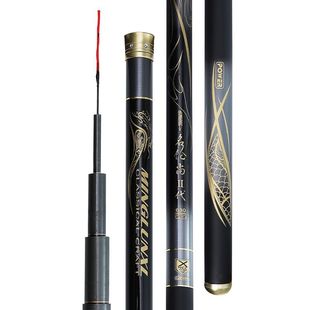 新款正品威海名伦尚碳素钓鱼竿手杆6H19调超轻超硬调台钓大物竿