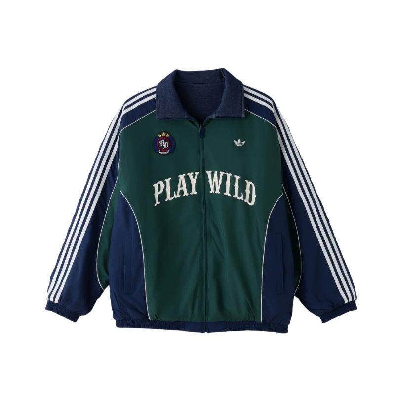 Adidas阿迪达斯三叶草男女装2026冬季新款WILD双面夹克外套KX4901