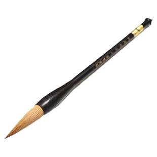 雄鹰牌李华笔庄纯狼毫尾加全黑檀笔杆楷行隶篆书成人专业书画毛笔