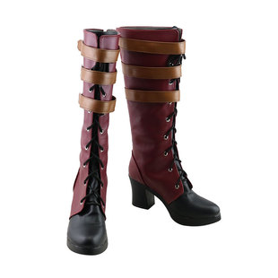 cosplay游戏鞋 守望先锋 小红帽艾什cos鞋来图定做动漫游戏专拍