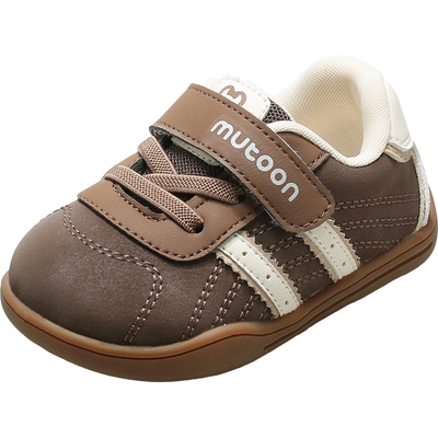 牧童童鞋美拉德风软底宝宝面包鞋