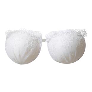 白色蕾丝胸贴女婚纱用礼服硅胶无肩带隐形内衣聚拢上托防下垂乳贴