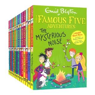 英文原版 Enid Blyton Famous Five Colour Reads 五伙伴历险记 英语桥梁书 冒险解谜 增强友谊 儿童课外英语读物