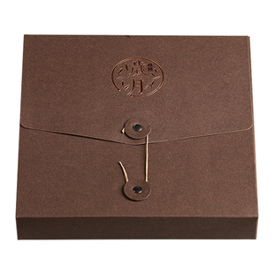 通用茶叶普洱茶包装盒牛皮纸盒357g单饼福鼎白茶空礼品盒伴手礼