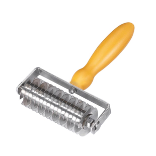 三能不锈钢网状拉网刀4217烘焙滚针滚刀打孔器针车轮披萨滚刀4218