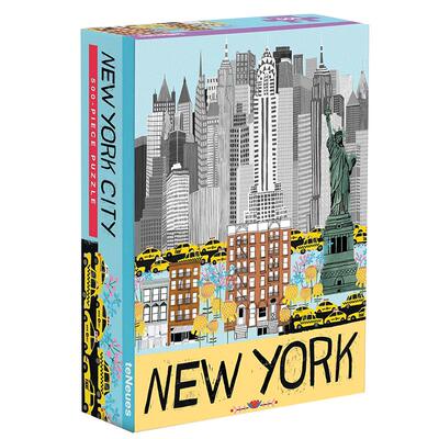 【现货】【500-Piece Puzzle】New York City，纽约市 拼图 英文原版图书籍进口正版 teNeues Verlag