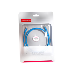 胜为6类千兆网线纯铜高速传输游戏办公专用125MB/s下载 黑色