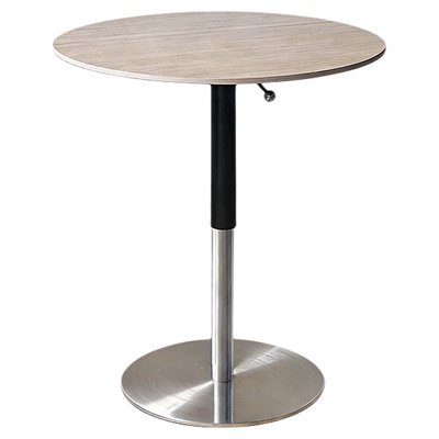 岩板升降圆形餐桌轻奢家用小户型客厅阳台沙发边几茶几可移动圆桌