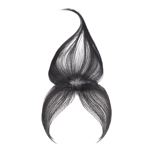 胎毛刘海假发女片头顶自然前额补发蓬松增发量轻薄款发际线假发贴