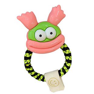 丑萌搞怪彩色卡通发圈网红2026新款后脑勺高马尾发捆皮筋头绳发饰