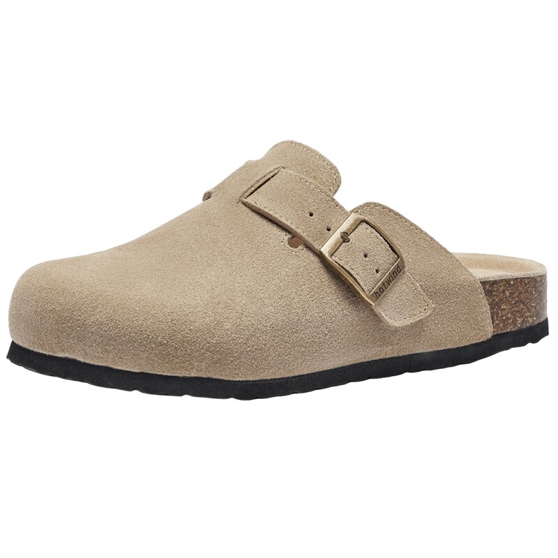 热风2026年新款女士时尚勃肯鞋