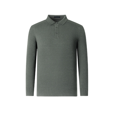 【杉杉官方】可机洗翻领羊毛衫