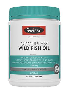 【高浓鱼油】swisse鱼油400粒