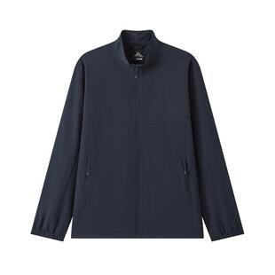 牧高笛户外男式立领弹力外套透气休闲春秋运动夹克外套ZM25101015