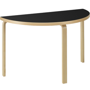 sort芬兰Artek半圆桌子北欧现代简约木圆桌餐桌办公桌HALF ROUND