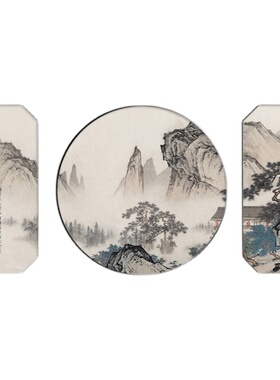新中式装饰画客厅沙发背景墙