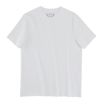 高档莫代尔PIMA棉百搭圆领T恤衫