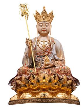 京铜普陀山九华山地藏菩萨