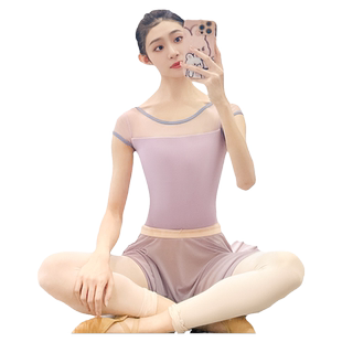 vonsu梵舒成人芭蕾舞练功服紫色高级瑜伽形体服舞蹈服新款体操服