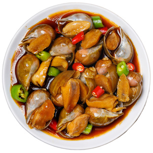 喵阿婆老婆脚香辣鲍螺肉麻辣香螺鲍鱼螺捞汁小海鲜熟食即食大海螺