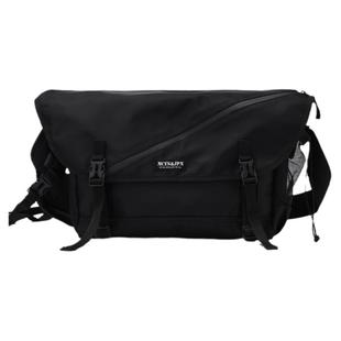 男士潮牌邮差包大容量斜挎包大学生男包通勤工装机能休闲单肩背包