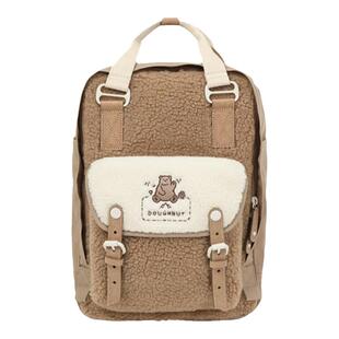 doughnut甜甜圈羊羔毛双肩包男女学生书包可爱卡通背包电脑旅行包