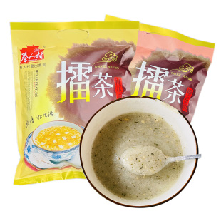 常德桃源特产秦人村擂茶湖南速食早餐代餐粗粮传统手工桃花源擂茶