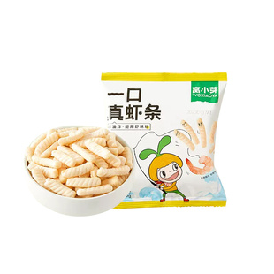 【U先】窝小芽虾条虾片非油炸营养高钙儿童零食一口真虾条