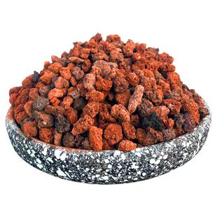 火山石颗粒养花兰花多肉专用盆栽铺面石红火山岩颗粒鱼缸底砂滤材