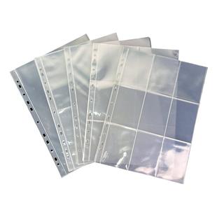 A4一宫格九宫格四宫格3寸追星小卡收纳页4孔活页相册卡册内页卡页