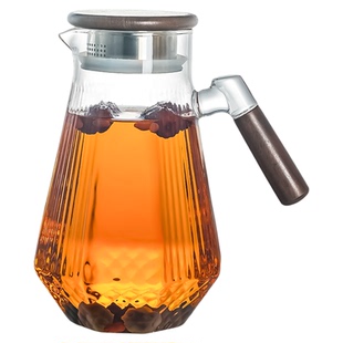 耐高温凉水壶家用食品级凉白开水壶办公室加热泡茶壶玻璃冷水壶