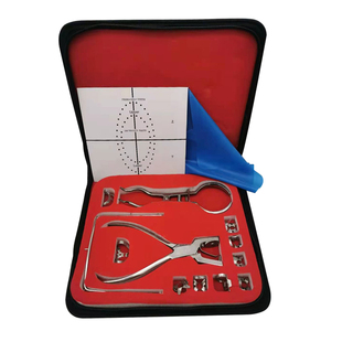 牙科口腔橡皮章工具套装 橡皮障打孔器送打孔布 职业医师考试包邮