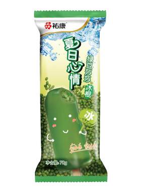 祐康冰淇淋心情绿豆沙雪糕40支