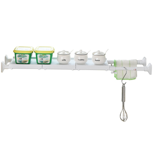 加宽免钉窗台隔层收纳整理分层架隔板伸缩宿舍置物架子隔断分隔板