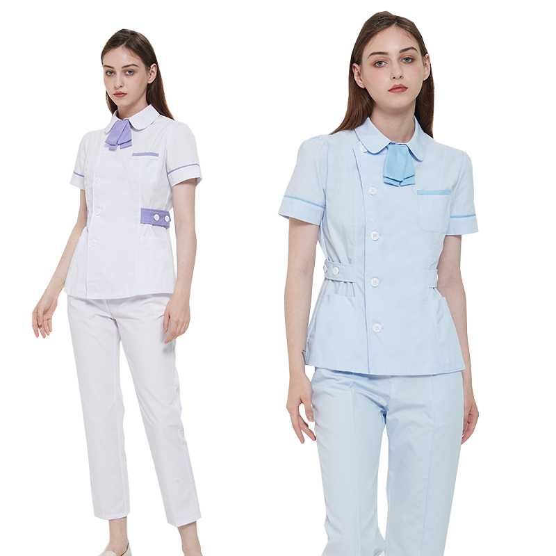 分体套装短款美容师母婴医护制服