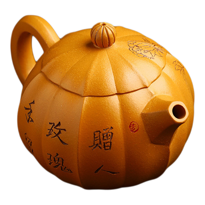宜兴紫砂壶李卢春紫茄泥手工中式