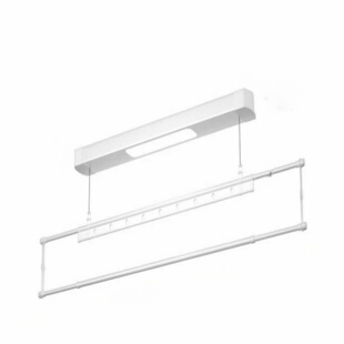 明装单杆电动晾衣架遥控升降晒衣机超窄小阳台晾衣机阳台超薄电动