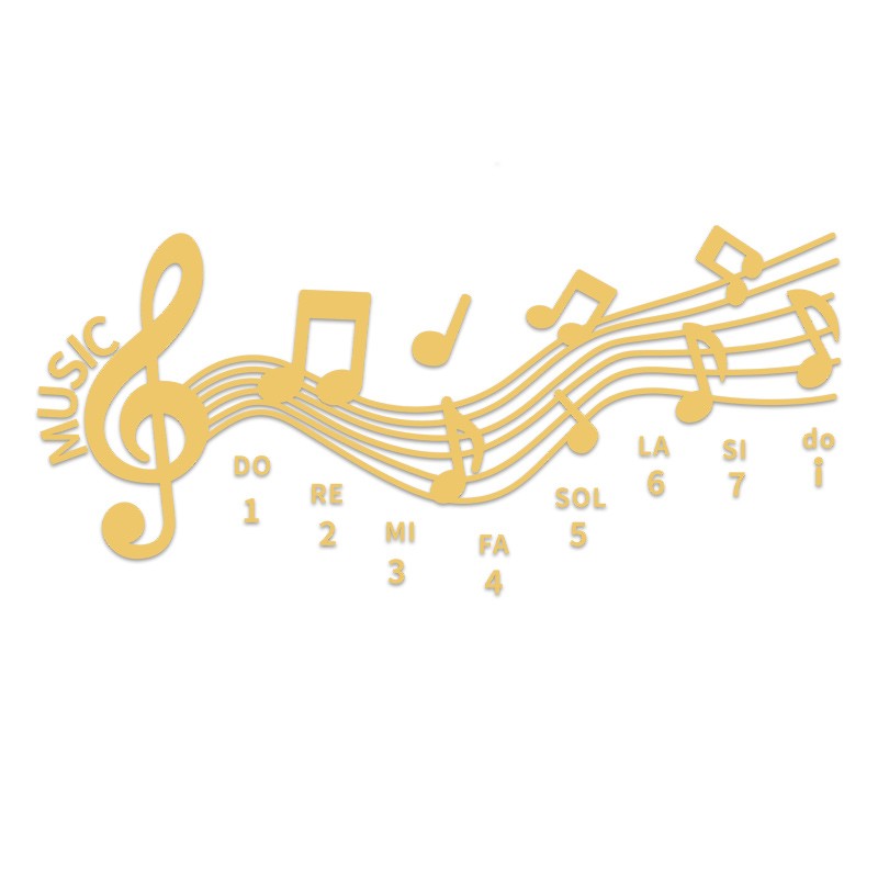 音乐教室环创布置墙贴纸