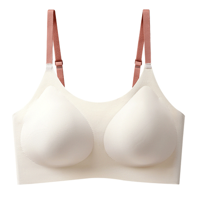 无痕小胸聚拢果冻条内衣女收副乳