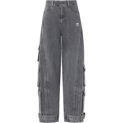 Adidas/阿迪达斯正品三叶草男女牛仔休闲宽松运动裤KD4323