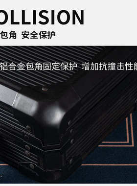 SLL德州筹码箱子黑色200300500码手提铝箱EVA收纳盒箱子筹码架