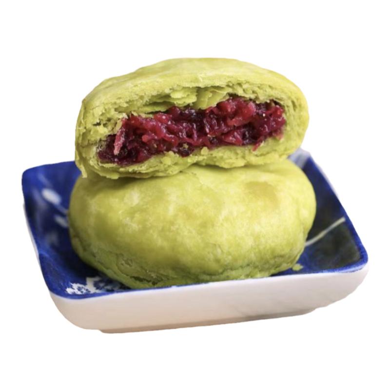 手工现烤抹茶鲜花饼云南花味道